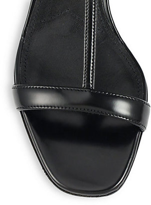 Prada Leather T-Strap Sandals