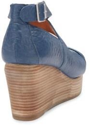 Gentle Souls Jasione Leather Strappy Wedge Sandals