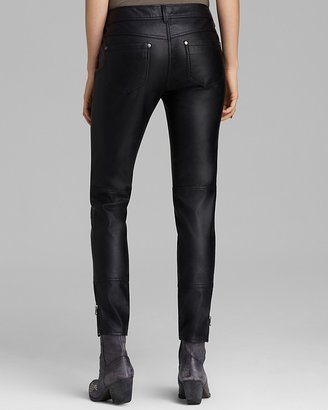 Free People Pants - Stretch Faux Leather Skinny