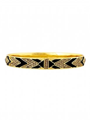 House Of Harlow Braided Pave Bangle Multi