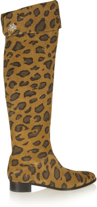 Charlotte Olympia Charming suede knee boots