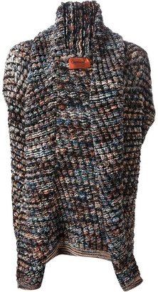 Missoni chunky knit sleeveless cardigan