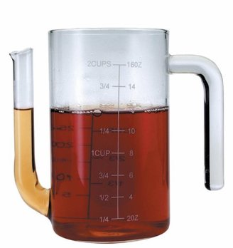 Kitchen Craft MasterClass Glass Gravy / Fat Separator Jug, 450 ml (16 fl oz)