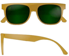 RetroSuperFuture Super Sunglasses Small Flattop Resin