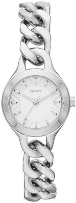 DKNY Chamber Stainless Steel Chain Style Bracelet Ladies Watch - 24mm