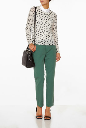 Band Of Outsiders Flat Front Trousers