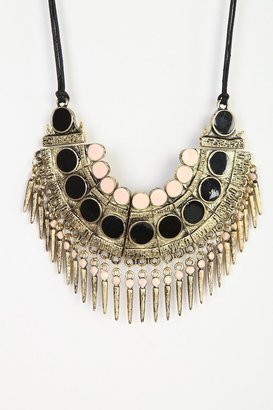 Urban Outfitters Spiked Bib Necklace