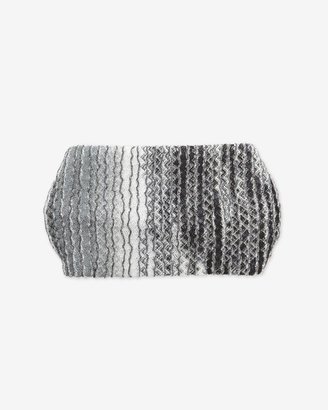 Missoni Metallic Ombre Stripe Knit Headband: Black
