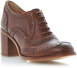 Bertie Amoy heeled lace up brogue shoes