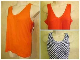 Merona NWT Tank Top Shirts~Blue & White/Orange/R ed~Size XS