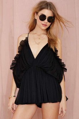 Nasty Gal Alice McCall At First Sight Pleated Chiffon Romper