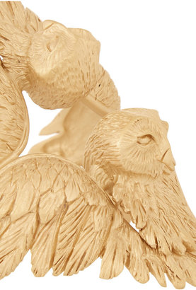Valentino Owl gold-plated cuff