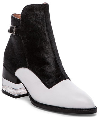 Jeffrey Campbell Leto Bootie with Cow Hair