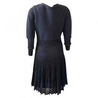 Chanel Black Silk Mix Dress Size 40