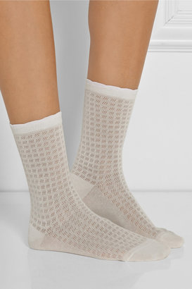 Falke Set of two stretch-knit socks
