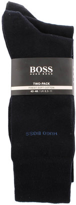 Boss Black HUGO Two Pack RS Socks Dark Blue