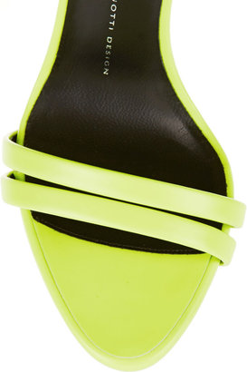 Giuseppe Zanotti Neon leather sandals
