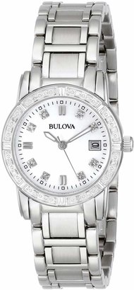 Bulova Women's 96R105 Diamond Accented Calendar Watch