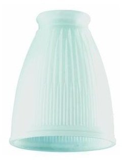 Westinghouse Pleated Glass Shade, Frost Pleat Glass Shade