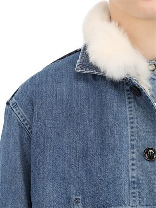(+) People Cotton Denim Jacket & Murmansky Vest