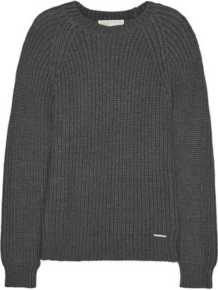 MICHAEL Michael Kors Chunky-knit cotton-blend sweater