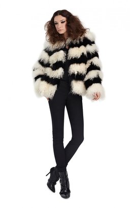 Alice + Olivia Verity Fur Coat