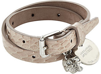 Alexander McQueen Double Wrap Snake Bracelet