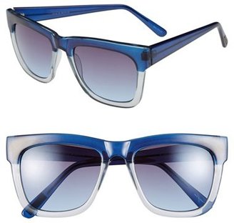 Cole Haan 55mm Rectangular Sunglasses