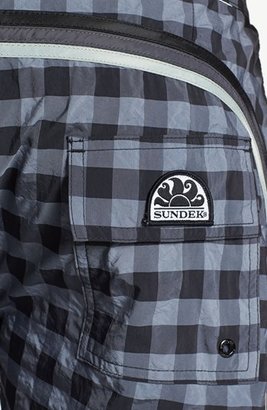 Sundek 'Big Vichy' Board Shorts Black 31