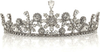 Louis Mariette Alexandra crystal-embellished tiara