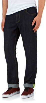 DC Men's Worker Relaxed Indigo Rinse Jeans