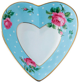 Royal Albert Polka Blue Heart tray
