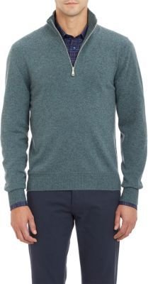 Brioni Half-Zip Sweater