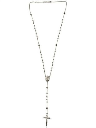 Dolce & Gabbana Silver Plated Rosary Necklace