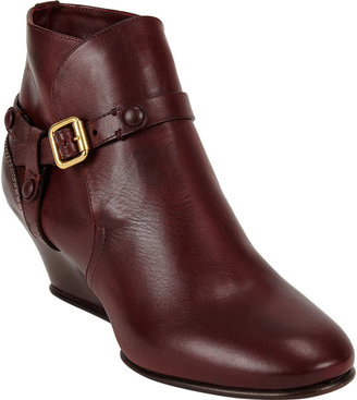 Chloé Belted Wedge Ankle Boots