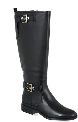 Nine West Bringit Wide Width Leather Riding Boots - for Women