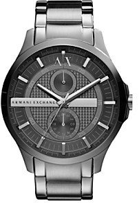 Armani Exchange A|X Men's Stainless Steel Smoke Bracelet Watch with a Grey Dial & Eyes