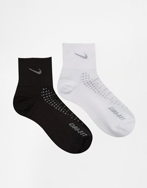 Nike 2 Pack Socks - white/black