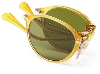 Persol Polarized Foldable Round Sunglasses