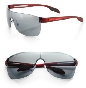 Prada Linea Rossa Metal Wrap Sunglasses