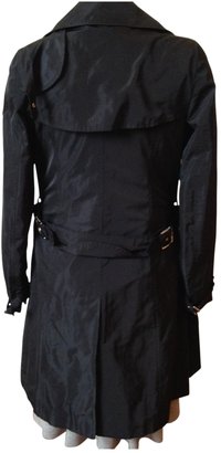 Dolce & Gabbana Black Polyester Trench coat