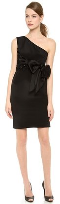Notte by Marchesa 3135 Notte by Marchesa One Shoulder Crepe Cocktail Dress