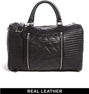 Zadig & Voltaire Sunny Leather Quilted Bag - Black