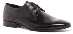 ASOS Derby Shoes in Leather - Burgundy rub-off