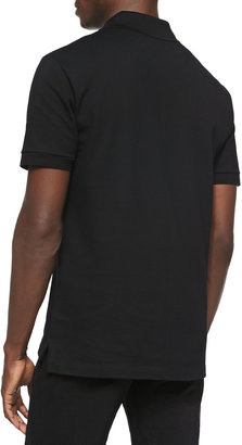 Givenchy Rottweiler-Patch Polo, Black