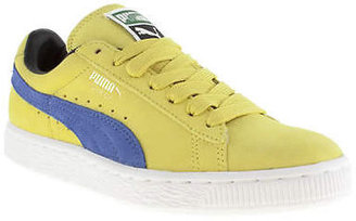 Puma Suede Classic Womens Yellow Suede Sports Trainers