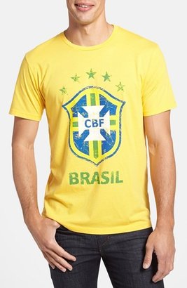 Junk Food 1415 Junk Food 'Brazil - World Cup' Graphic Crewneck T-Shirt