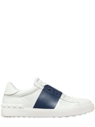 Valentino Color Block Leather Sneakers