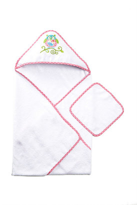 Maison Chic Bella the Owl Hooded Towel & Washcloth Set