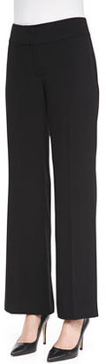 Eileen Fisher Tropical Suiting Wide-Leg Trousers, Women's